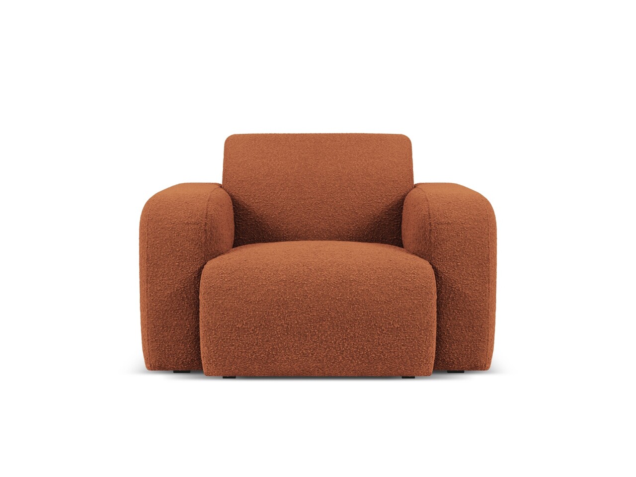 Fotoliu, Molino-101, Micadoni Home, 105x95x72 cm, tesatura boucle, teracota - imagine 7
